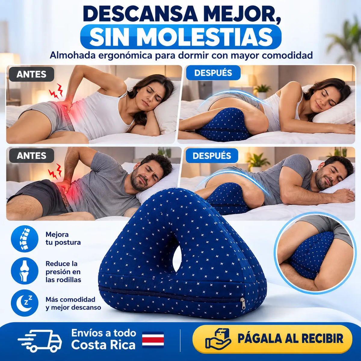 Almohada de alineación Relaxtotal®- Alivia el dolor de cadera y ciática
