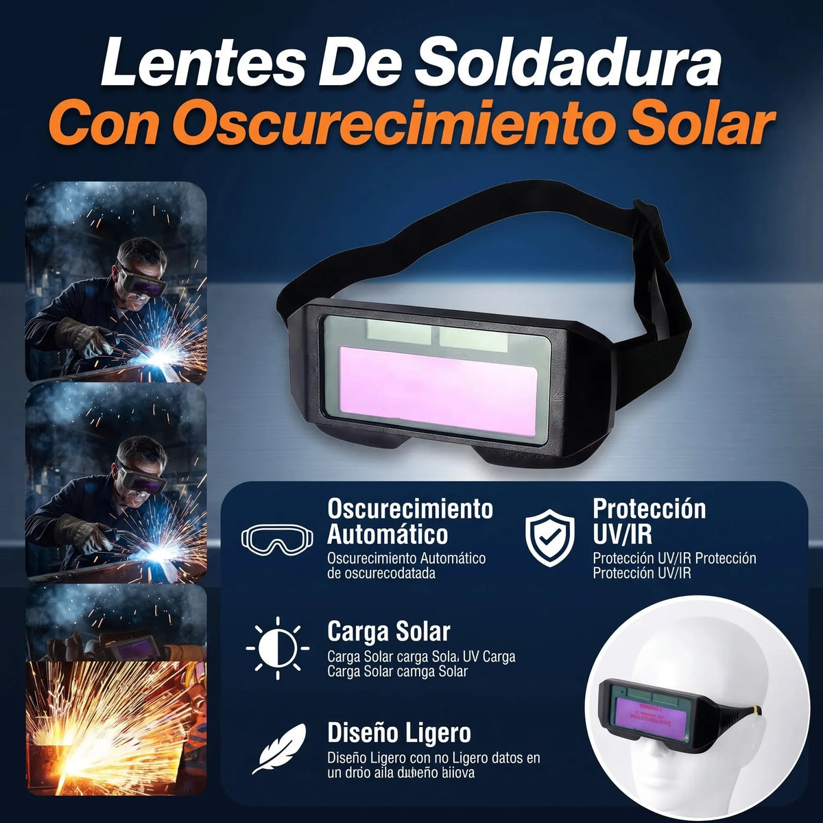 Lentes de Soldadura con Oscurecimiento Automático 💥💥