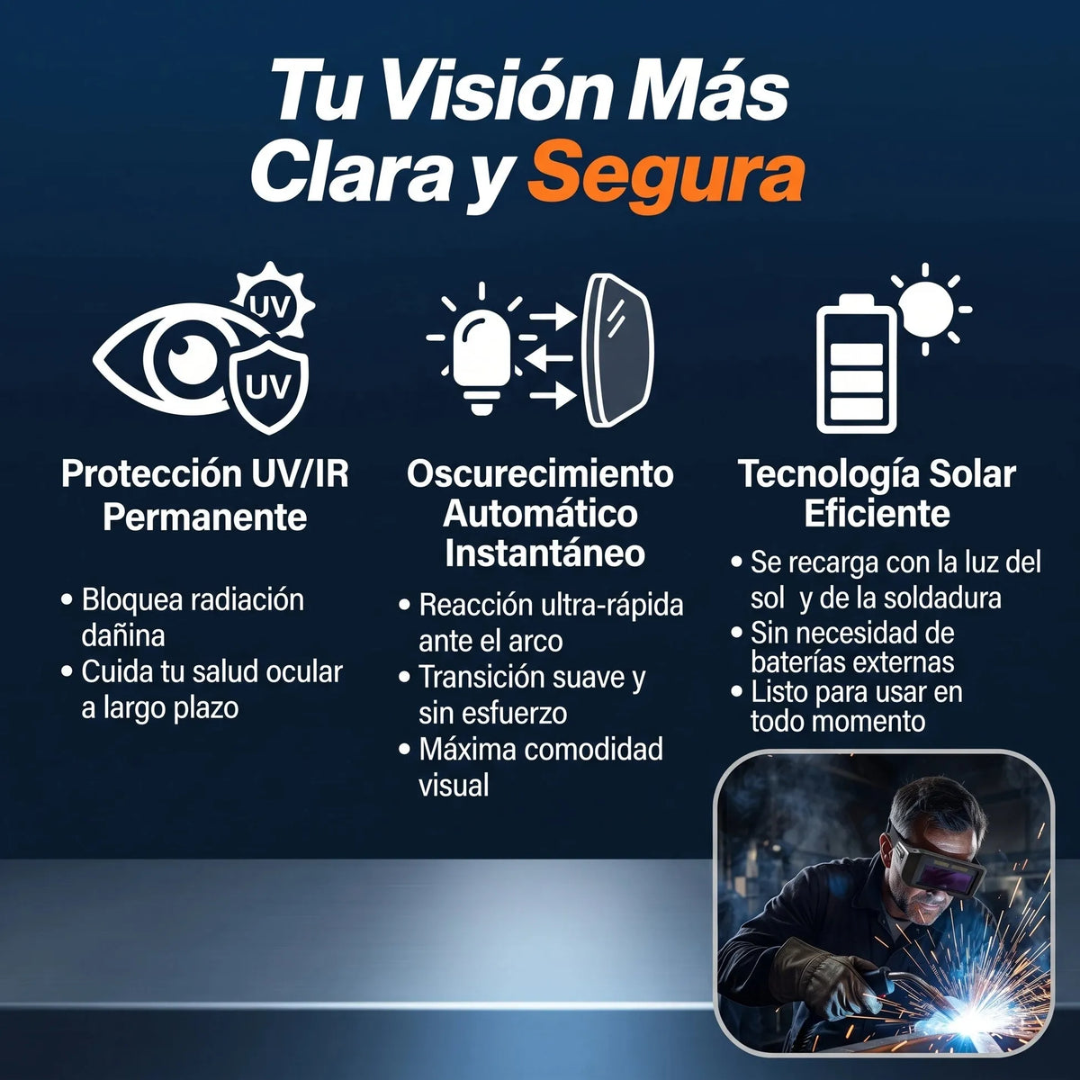 Lentes de Soldadura con Oscurecimiento Automático 💥💥