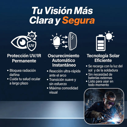 Lentes de Soldadura con Oscurecimiento Automático 💥💥